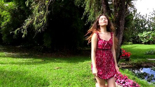 Absolutely naughty Irene Rouse in her red dress Porn - SpankBang