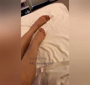 Chinese pretty school girl's soft feet