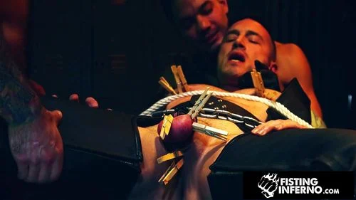 FistingInferno - Sub Bitch Derek Cage Deliciously Dominated By Hunks & Creampied