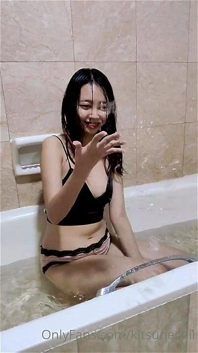 OF asian showering