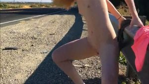 Cum by the highway