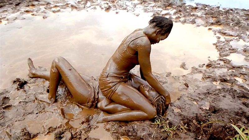 Mud wrestling