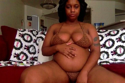 Thick belly black girl 3