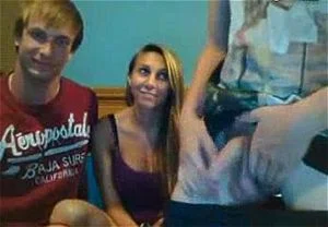 2 Young Boys And One Girl Have Fun On Cam