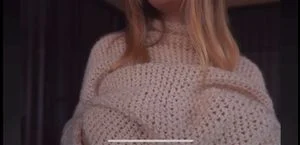 White sweater tease