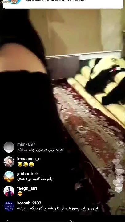 Persian mistress sock gagging in Instagram live Persian mistress sock gagging in Instagram live