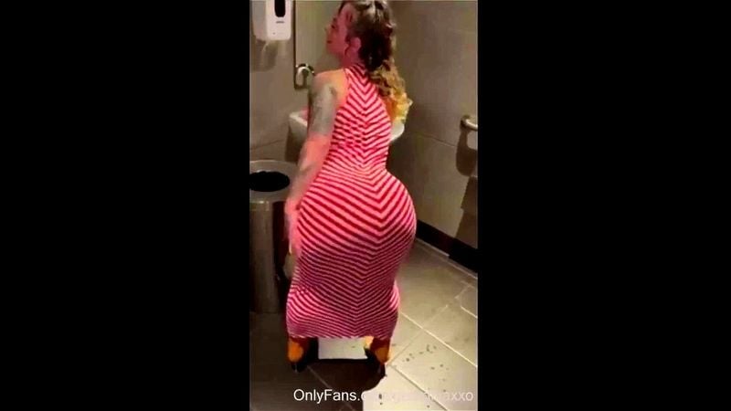 Curvy Slut Fucks in Public Restaurant