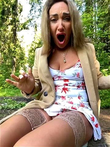 Horny Russian MILF Outdoor Cam Show Stella888-50 06-06-23