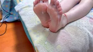 Natural toes footjob  thumbnail