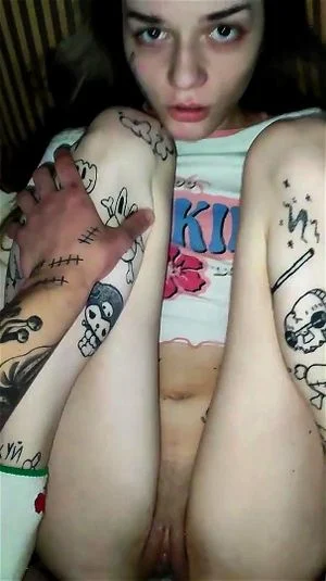 Tattooed College Slut Exposed