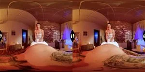 Alexis Crystal VR massage handjob and cowgirl