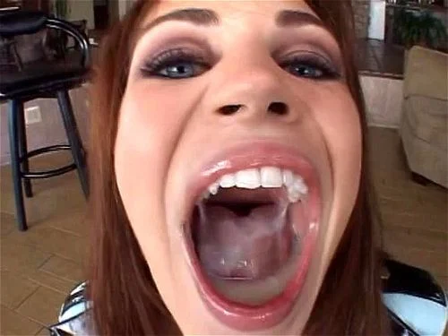 FAITH LEON BRAVELY SWALLOWING HUGE CUM LOADS DIRECTLY INTO HER MOUTH..