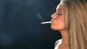 Blonde smoker thumbnail