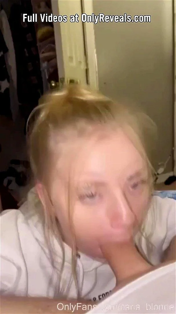 POV Blonde Blowjob Handjob