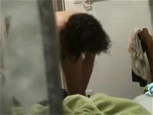 Japanese girl was peeped at masturbation in the second night