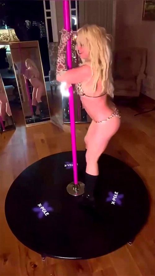 Britney Spears pole dancing to Closer by NIN