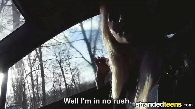 StrandedTeens - Blonde gives some roadhead StrandedTeens - Blonde gives some roadhead