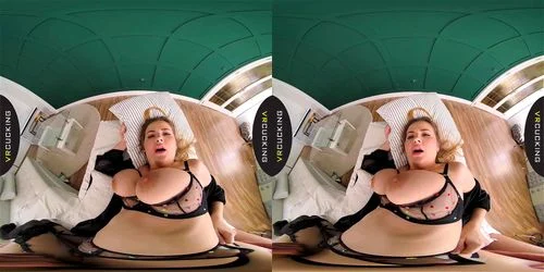 dp, vr, big tits, virtual reality