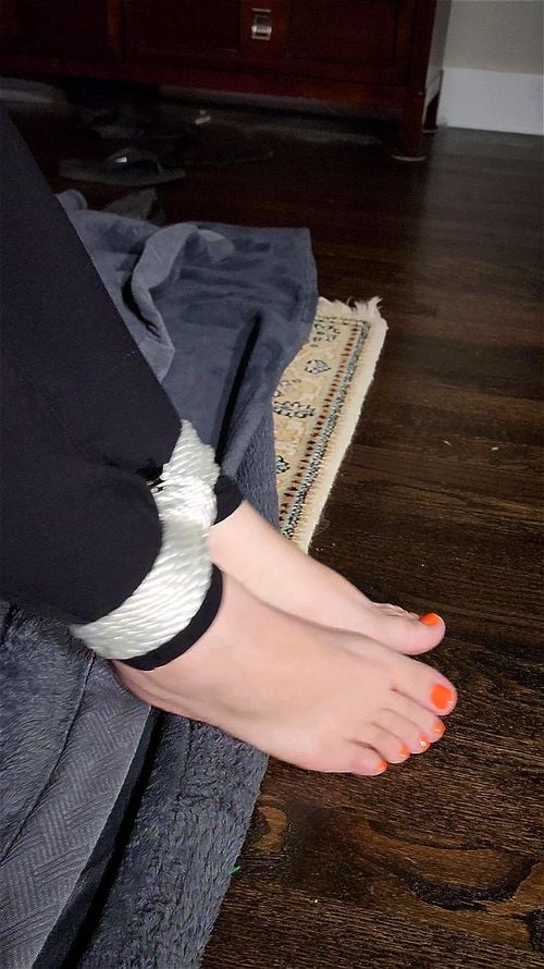 barefoot, chairtied, damsel in distress, fetish