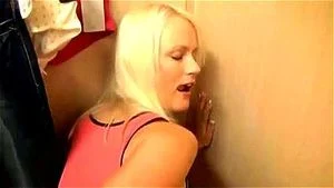 Blonde fucked in changing room