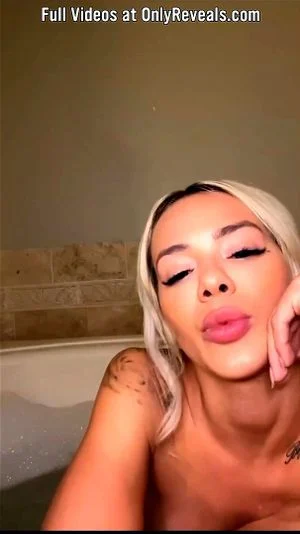 Onlyfans Live Blonde Big Tits Bath Masturbation