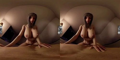 virtual reality, big tits, blonde, vr