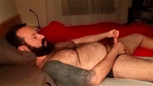 masturbation, big dick, beard, daddy