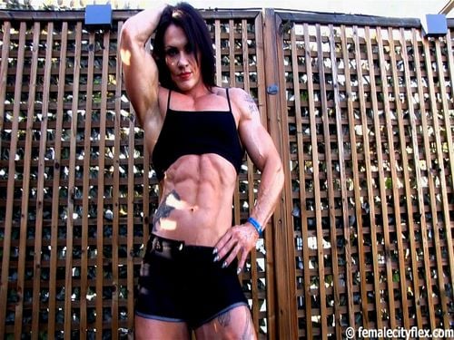 female bodybuilder, female muscle, homemade, fbb