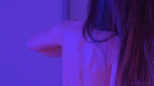 Watch Mila - Neon Nights - Softcore, Striptease, Solo Porn