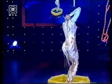 Soap striptease from German TV strip contest