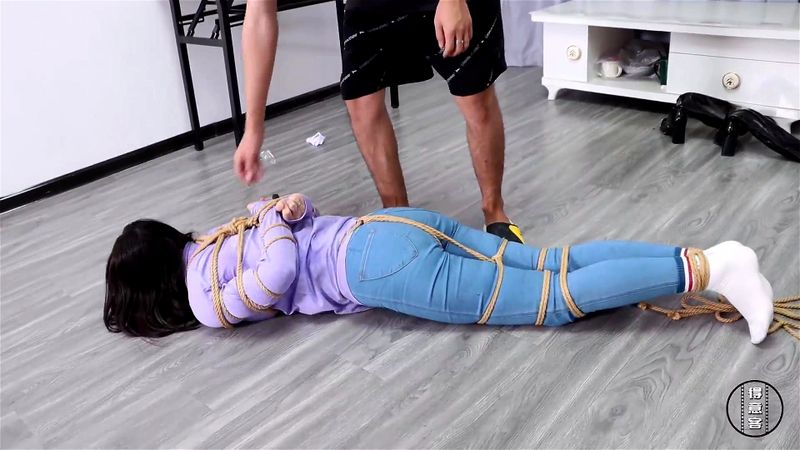 chinese bondage and tickle in white socks