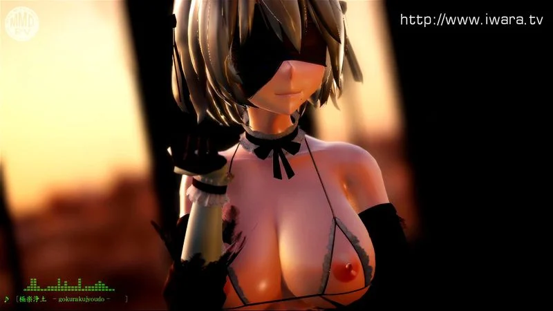 2B Tdamiku 「極楽浄土」MMD Gokuraku Jodo