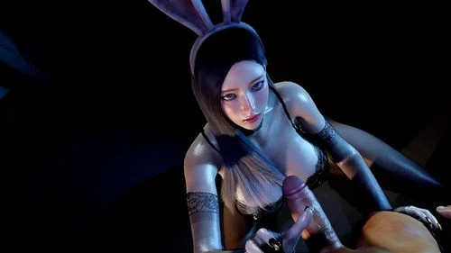 VAM 3D - Bunny Girl Blowjob