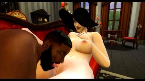 Sims 4 lady dimitrescu gets fucked by her Black Manthing