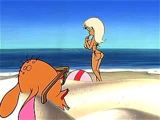 Ren & Stimpy 'Adult Party Cartoon'- Naked Beach Frenzy