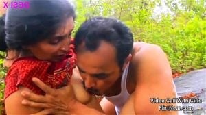 Village girl fucked in forest with jija ji