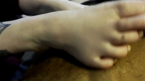 Milf footjob