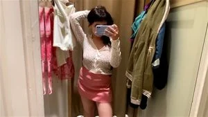 Transparent lingerie try on's