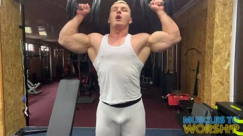 bodybuilder, big ass, muscle, big dick