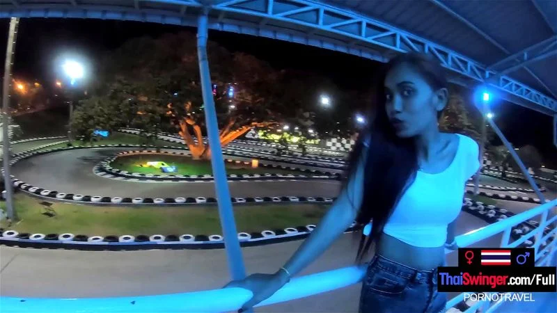 Big ass Asian GF made a homemade porn video after go karting with the BF Big ass Asian GF made a homemade porn video after go karting with the BF