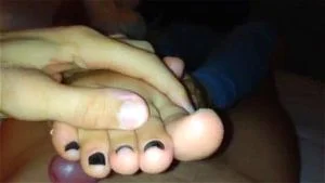 Cum on soles thumbnail