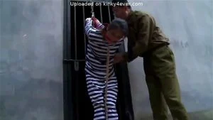 Chinese Prison Girl In Metal Bondage