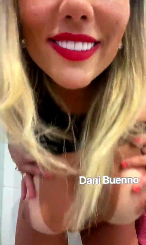 Dani Buenno teases with tits and pussy wanking