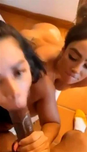 BBC Having Fun With 2 Thick Sluts