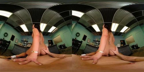 public, virtual reality, big tits, babe