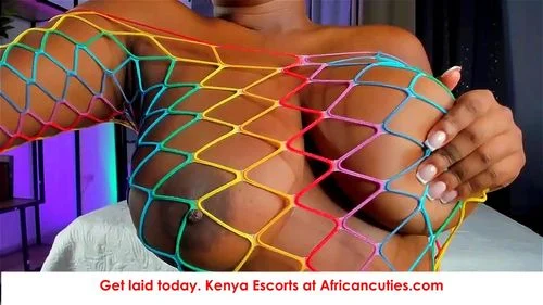 Big titty Kenyan shows off her body