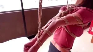 Japanese Woman Tied