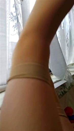 tan  Nylon Socks Fetish