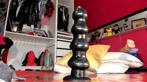 Anal dildo riding  thumbnail