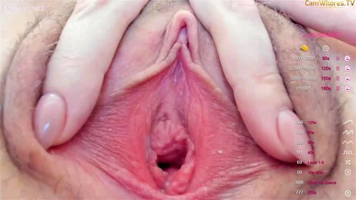 spread pussy, upclose pussy, blonde, pov